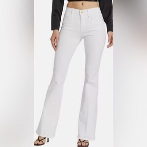 EUC Frame Denim sz 28-30 Le High Flare White High-Rise Flare Leg Jeans…